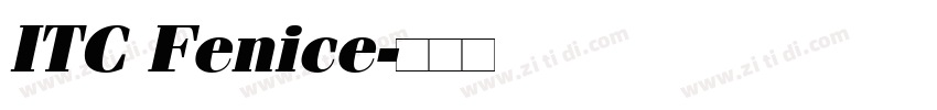 ITC Fenice字体转换